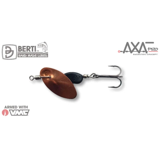 Lingurita Rotativa Berti Axat Pro Micro-2, Cupru / Negru, 2.9g