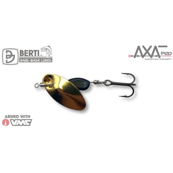 Lingurita Rotativa Berti Axat Pro Micro-2, Gold / Negru, 3.5g