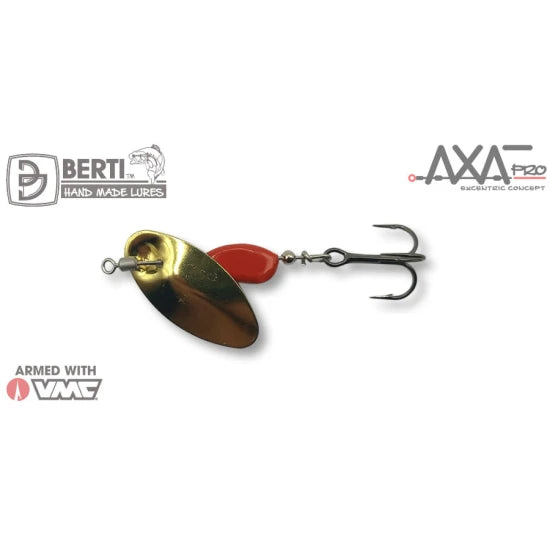 Lingurita Rotativa Berti Axat Pro Micro-2, Gold / Rosu, 2.9g
