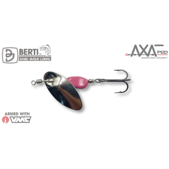 Lingurita Rotativa Berti Axat Pro Micro-2, Nickel / Roz, 2.9g