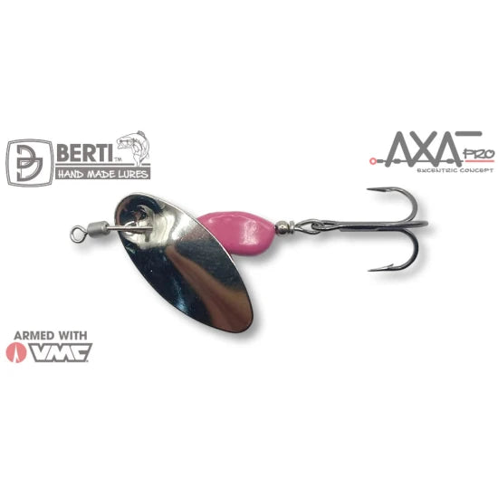 Lingurita Rotativa Berti Axat Pro Nr.1, Nickel / Roz, 4.6g
