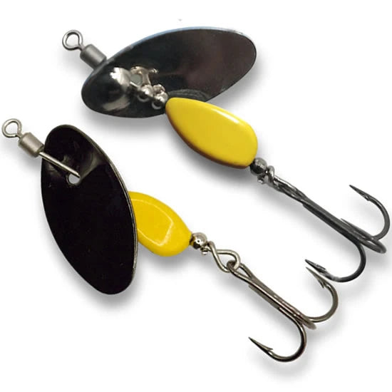 Lingurita Rotativa Berti Axat Pro Plus Micro-2, Black Fury / Galben, 3.5g
