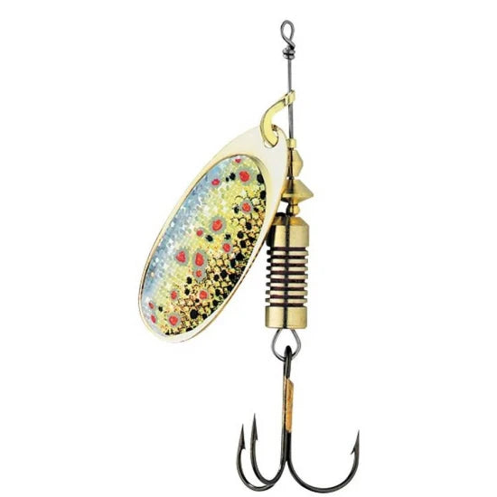 Lingurita Rotativa Dam Nature 3d Spinner 1, Brown Trout, 3g
