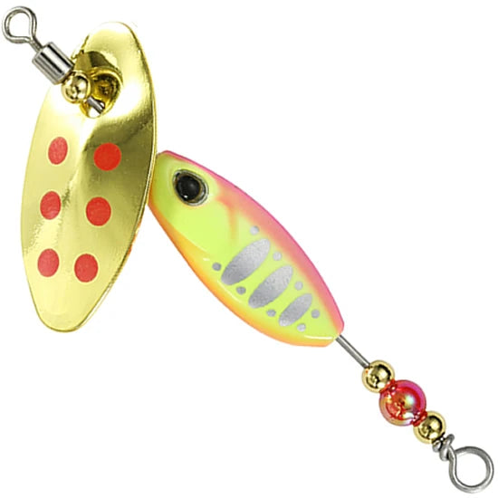 Lingurita Rotativa Duo Spearhead Ryuki Spinner, Asa4073 Pink Chart Yamame, 2cm, 5g