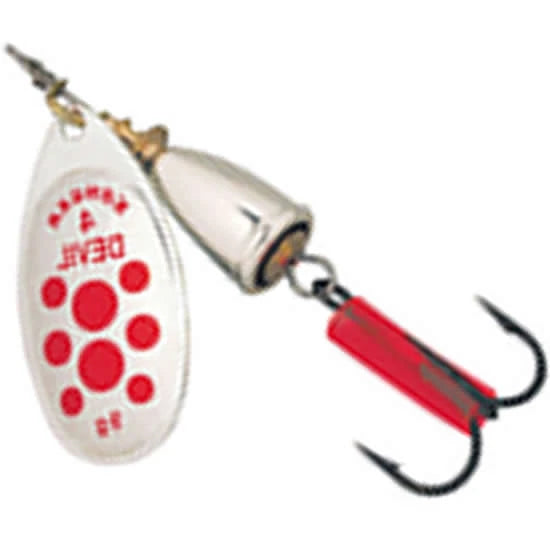 Lingurita Rotativa Konger Devil Nr.2, As23 White Red Dot, 4.50g