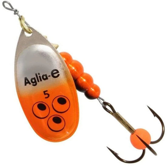 Lingurita Rotativa Mepps Aglia-e Bite, Argintiu Orange, 9g, 1buc/pac