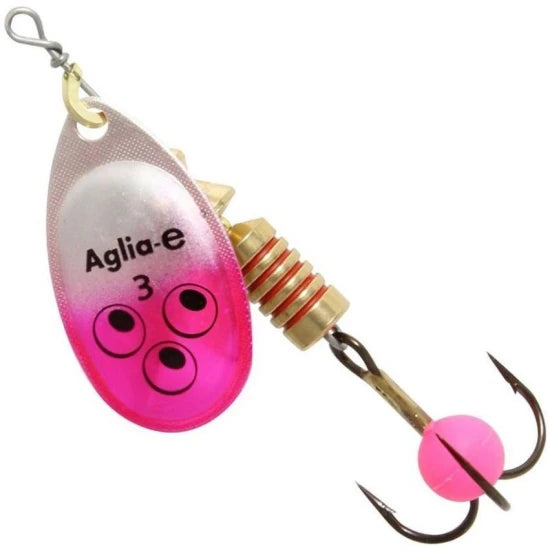 Lingurita Rotativa Mepps Aglia-e Bite, Argintiu Pink, 9g, 1buc/pac