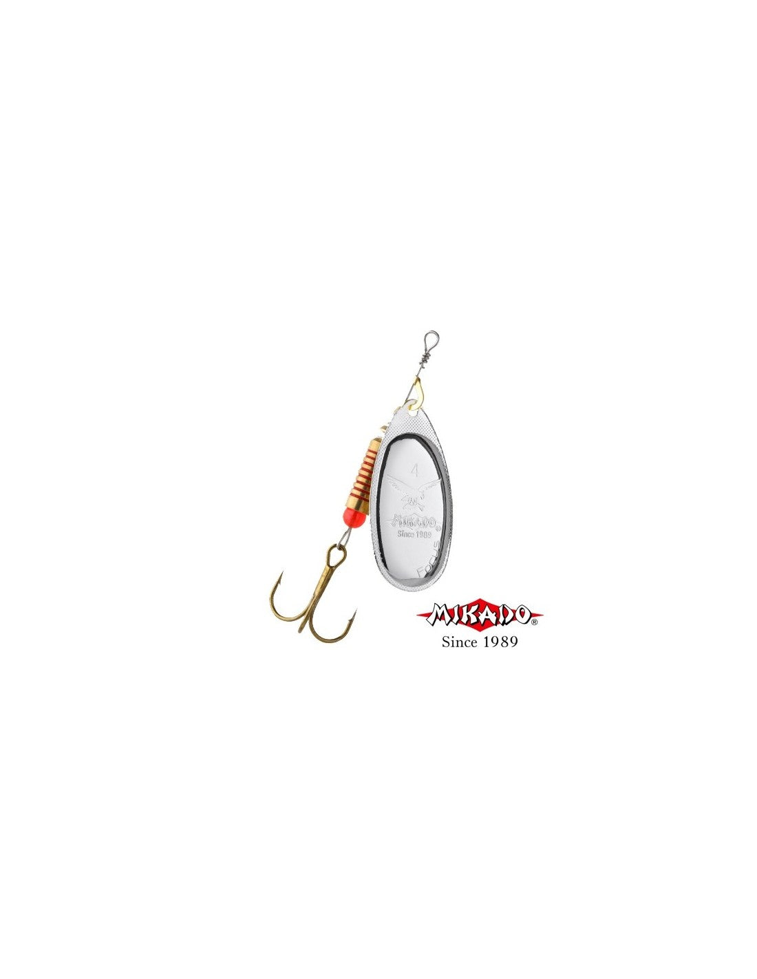 Lingurita Rotativa Mikado Focus Culoare Silver 00 Nr.0