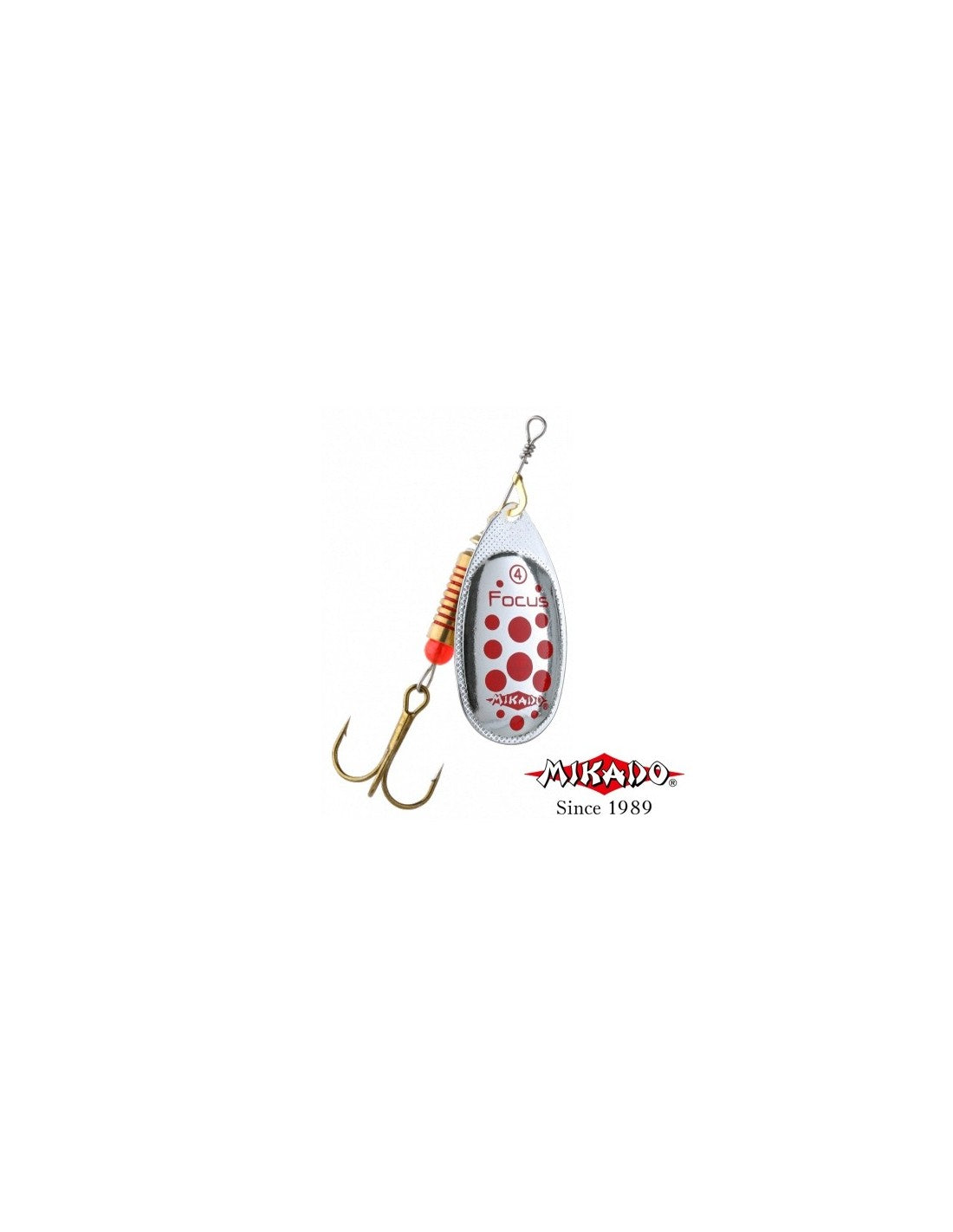 Lingurita Rotativa Mikado Focus Culoare Silver 10 Nr.1 3gr