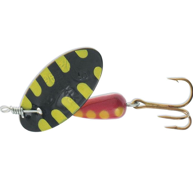 Lingurita Rotativa Panther Martin Salamandra Spinner, Black/Yellow, Nr.3, 3.9g, 1buc/pac