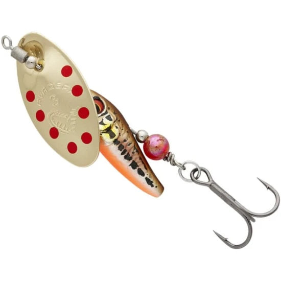 Lingurita Rotativa Savage Gear Sticklebait Spinner 3, Minnow Gold Red, 9.1g, 1buc/pac