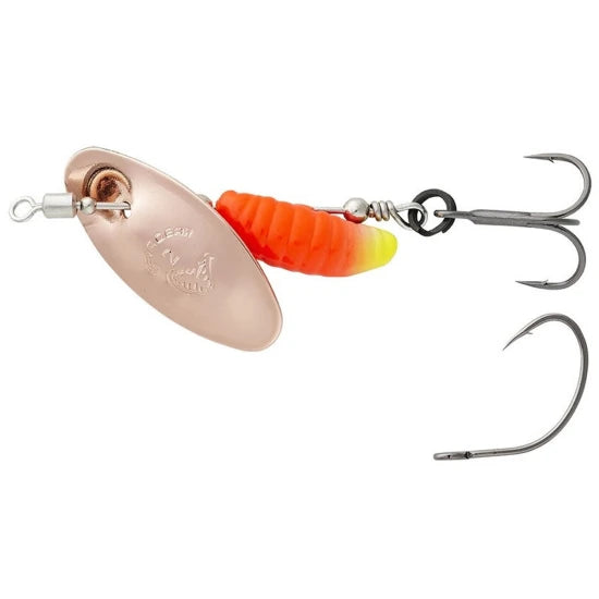Lingurita Rotativa Savage Gear Spinner Grub, Sinking, Cooper Red Yellow, Nr.0, 2.2g