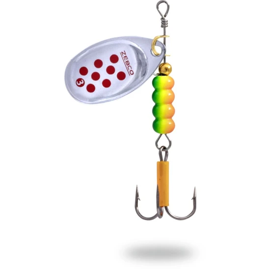 Lingurita Rotativa Zebco 4g Trophy Z-blade Nr. 2 Silver Sinking
