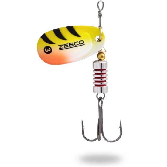 Lingurita Rotativa Zebco Trophy Z-swirl Silver/perch, Nr.2, 5g, Sinking