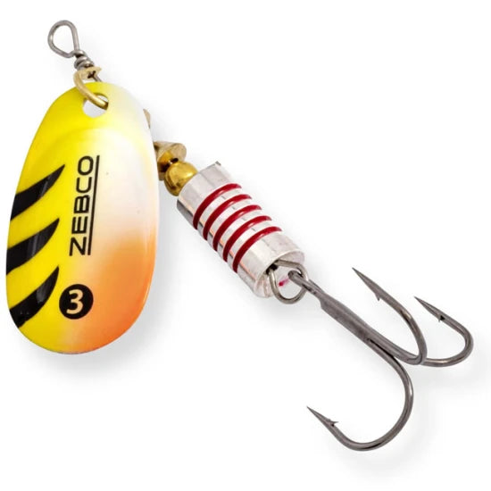 Lingurita Rotativa Zebco Trophy Z-swirl Silver/perch, Nr.2, 5g, Sinking