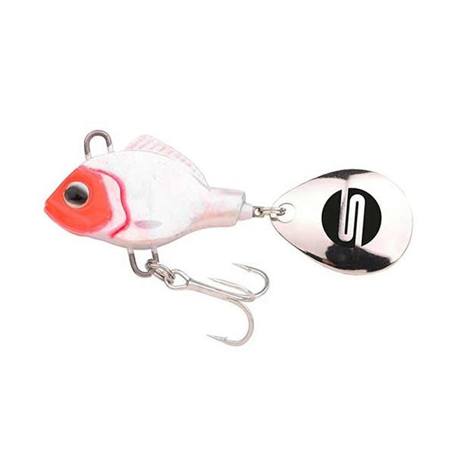Lingurita Spro ASP Spinner UV, White Bleeder, 18g