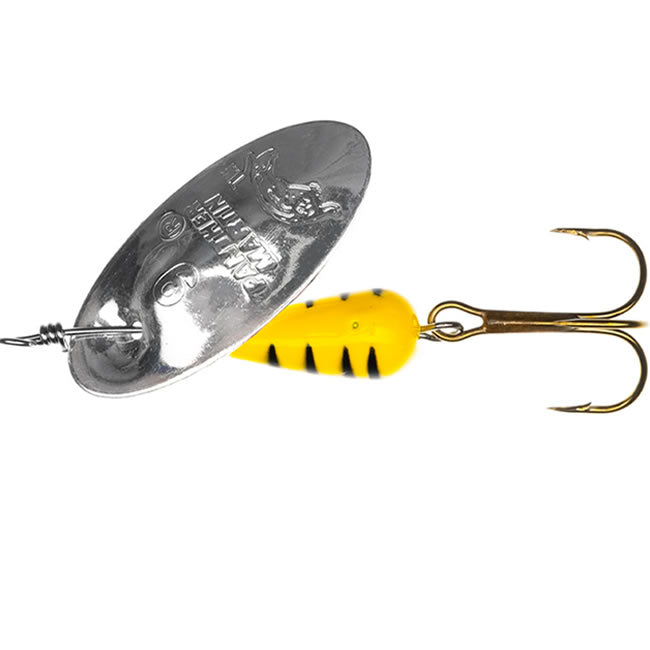 Lingurita rotativa Panther Martin Classico Vespa, Silver Yellow, Nr.4, 4.1gr, 1buc/pac