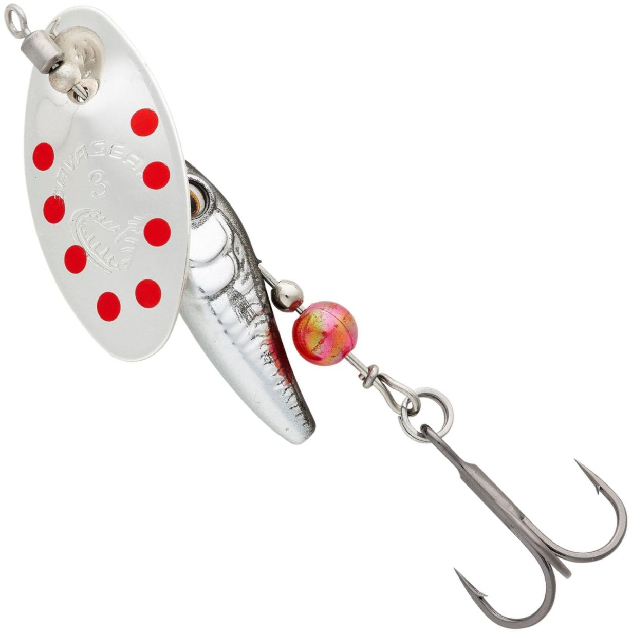 Lingurtia Rotativa SAVAGE GEAR Sticklebait Spinner 2, Dirty Silver, 7.3g, 1buc/pac
