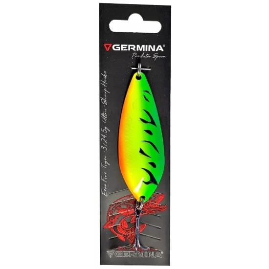 Lungura Oscilanta Germina Esox 2 Spoon, Fire Tiger, 18g, 1buc/pac