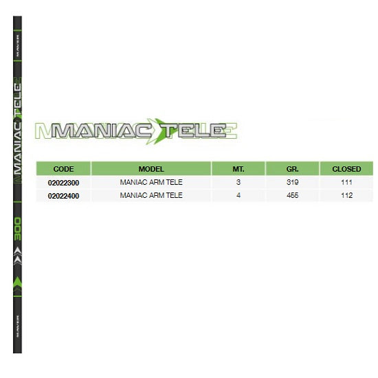 MANER  MINCIOG MAVER MANIAC ARM TELE 4M