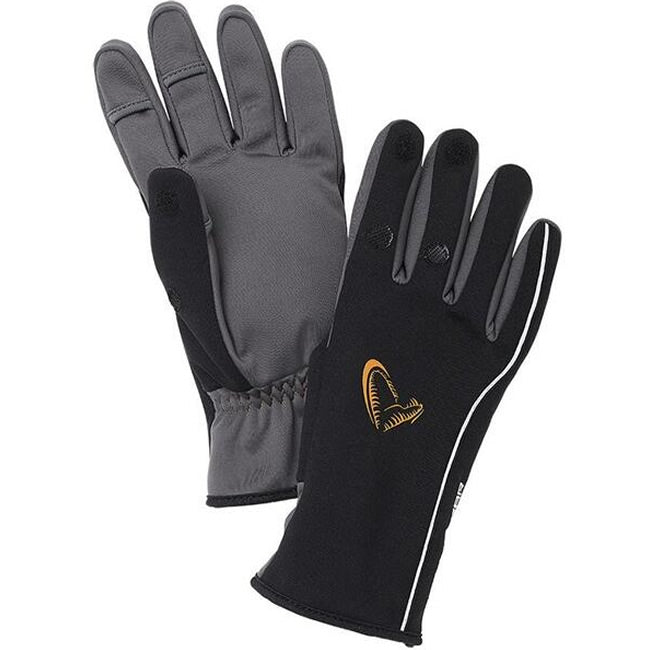 MANUSI SAVAGE GEAR SOFTSHELL WINTER BLACK MAR.L