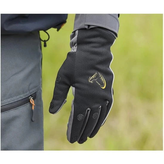 Manusi Savage Gear Softshell Winter Black Mar.l