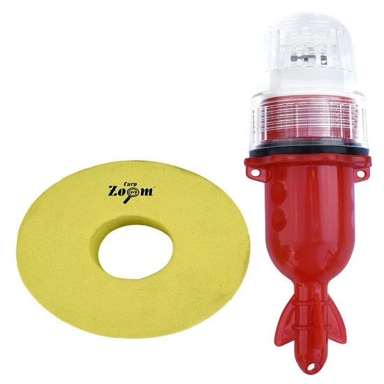 Marker Carp Zoom Buoyant Cu Lumina Si Senzor Galben