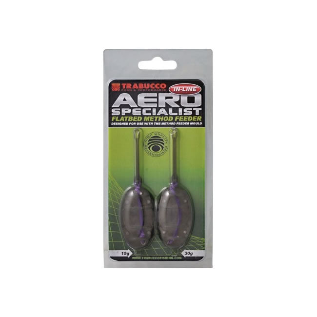 METHOD FEEDER TRABUCCO   AERO SP FLATBED ELASTICAT  15 PLUS 30g 2BUC/SET