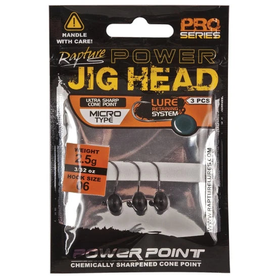 Micro Jighead Rapture Power 2.5gr Nr.1 3buc/plic