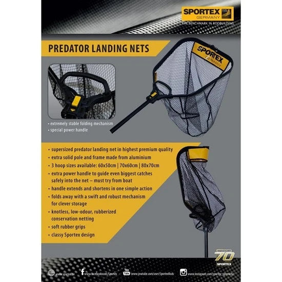 Minciog Sportex Predator Cauciucat 60x50cm