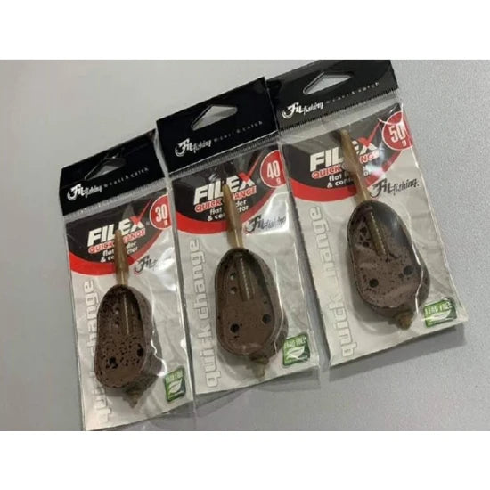 Momitor Filfishing Filex Quick Change Flat Feeder Cu Connector 30 Gr