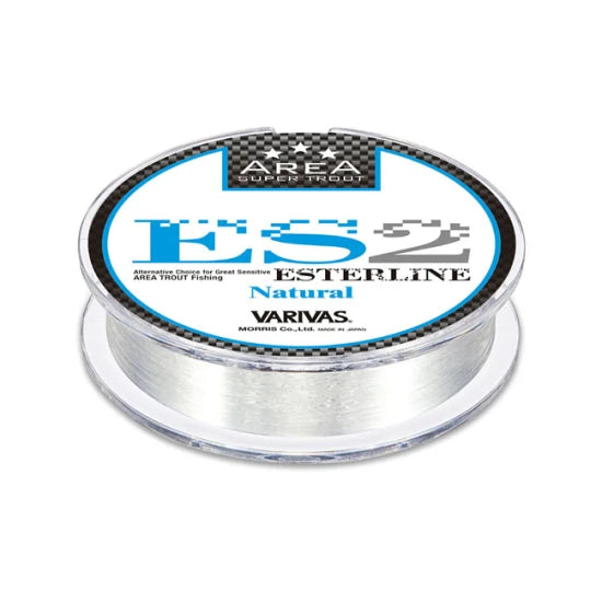 Monofilament Varivas Super Trout Area Es2 Ester Natural 80m 0.105m 2.3lb