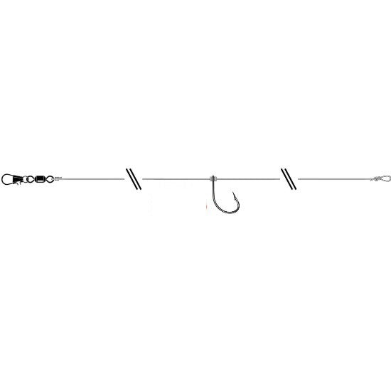 MONT. DAIWA TOURNAMENT DROP SHOT RIG FFN NR.4/2BUC