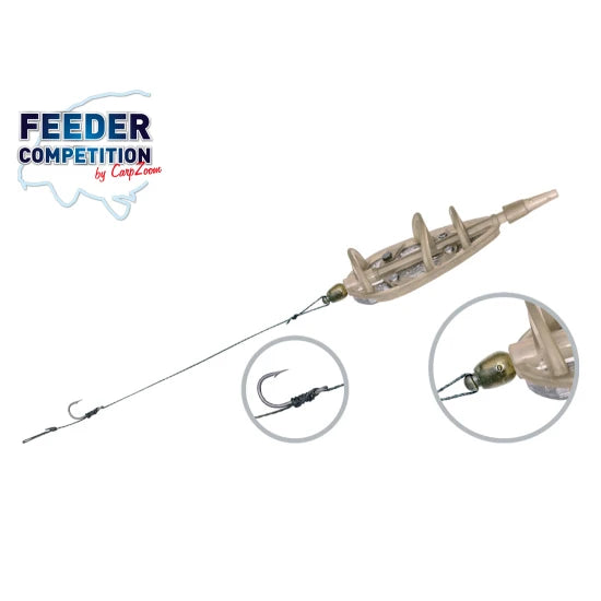 Montura Carp Zoom Complete Method Rig 10cm 40gr
