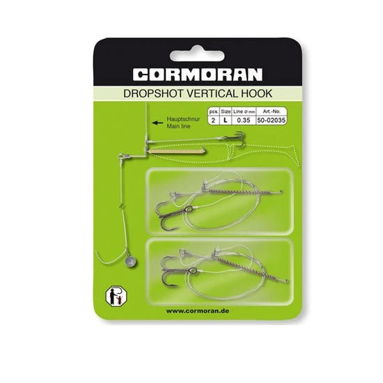 Montura Cormoran Drop Shot Vertical Marime L 2buc
