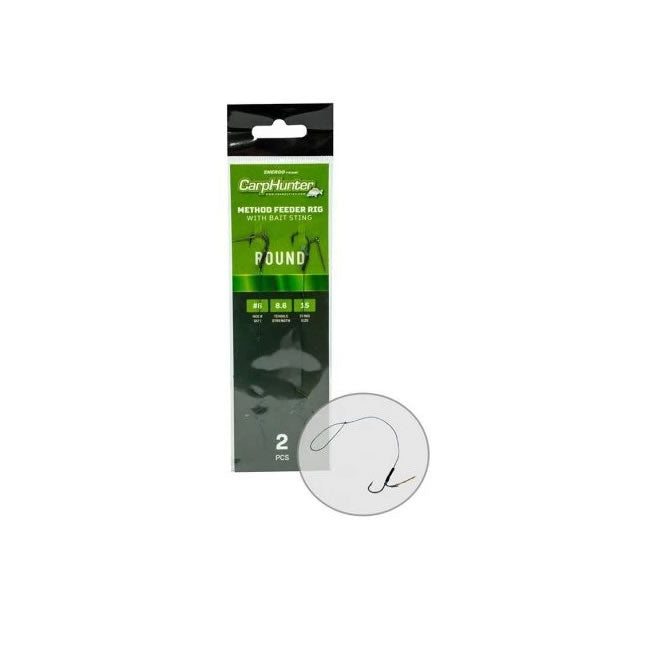 MONTURA EnergoTeam METHOD CARLIG ROUND CARP SI BAIT STING nr.10 2buc/plic