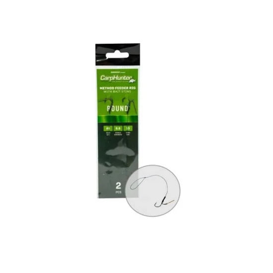 Montura Energoteam Method Carlig Round Carp Si Bait Sting Nr.8 2buc/plic