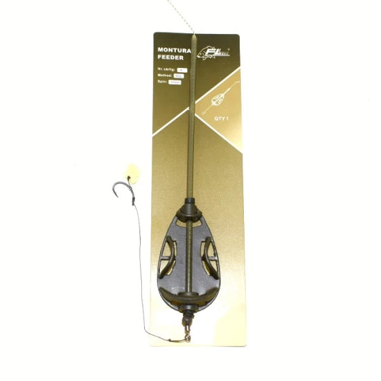 Montura Feeder Fl Method Cu Tija 40g Carlig Nr 8 Spin 10mm Cu Porumb Flotant E G