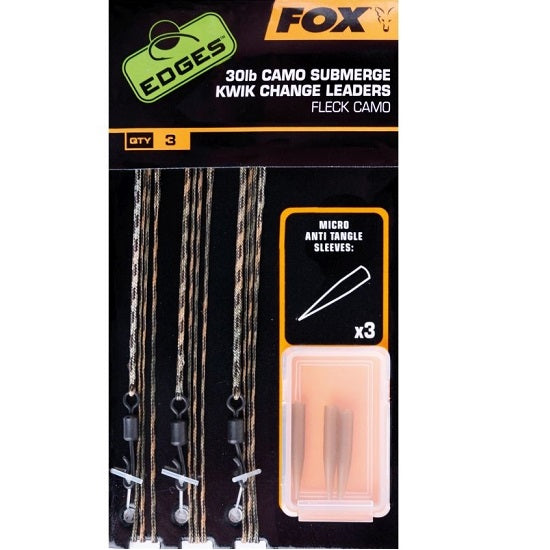 MONTURA FOX EDGES SUBMERGE CAMO LEADER KWIK CHANGE KIT 3BUC/SET 40Lb