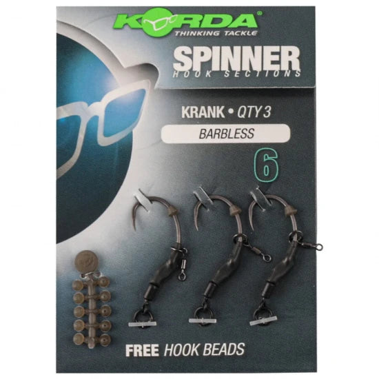 Montura Korda Sections Krank Barbless Nr.4 3buc/plic