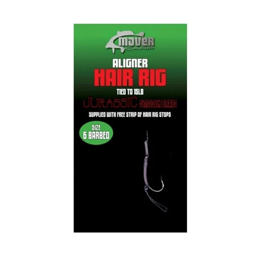 Montura Maver Hair Rig Aligner Nr 6 15lb Smooth Braid