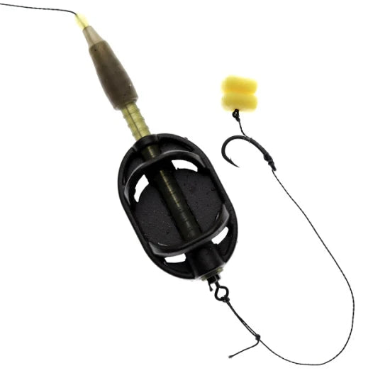 Montura Method Feeder Pro Fl Mini Long Distance 30g Spin 7mm Carlig Nr 10
