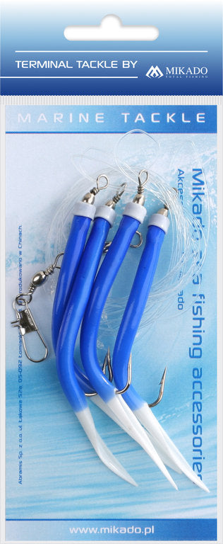MONTURA MIKADO SABIKI GUMMI MAKK RIG 4x2/0 BLUE