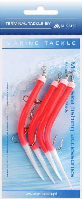 MONTURA MIKADO SABIKI GUMMI MAKK RIG 4x2/0 RED