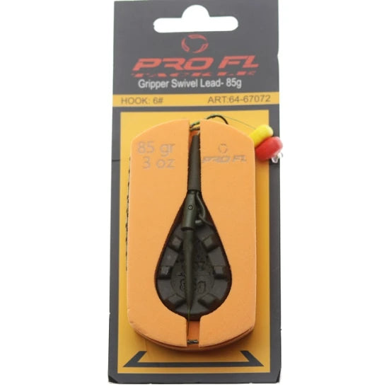 Montura Pro Fl Gripper Swivel Leadcore Plumb Pierdut Gripper 85g Carlig Nr 6