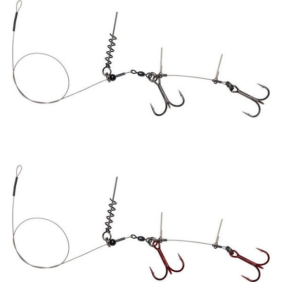 MONTURA SAVAGE GEAR LINETHRU CORKSCREW 30CM 22KG 2BUC/PLIC