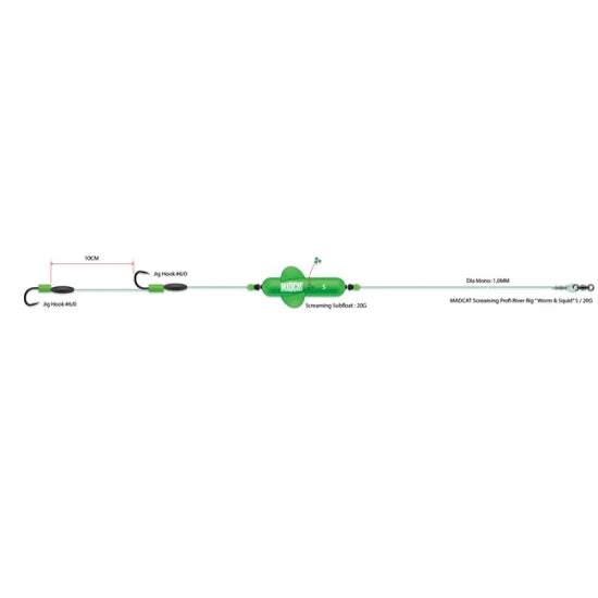 Montura Somn Madcat Screaming Profi River  8/0