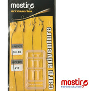 Mostiro Feeder Rig With Loop At End In Braid Line 10 Lbs Hook No 10 4 Buc