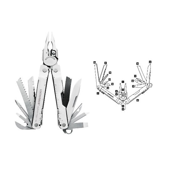 MULTIFUNCTIONAL LEATHERMAN SUPER TOOL 300 90MM