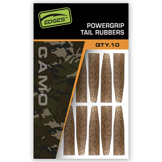 Manson Fox Edges Camo Powergrip Tail Rubbers, 10buc/set
